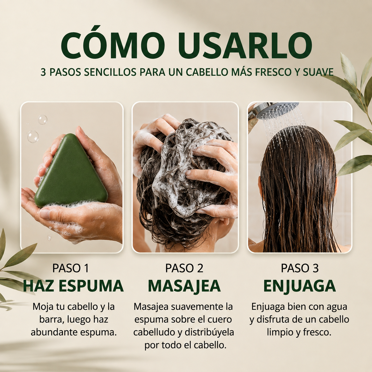 Champú Herbal – Estimula El Crecimiento Del Cabello Y Ayuda A Fortalecerlo